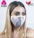 خرید، قیمت و مشخصات ماسک پارچه ای طرحدار کوزا ترکیه نمایندگی فروش پردیس ارسال فوری و رایگان - لب پر
