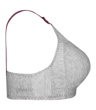 سوتین نخی (ملانژ) پانیذ Paniz کد 66363 زرشکی