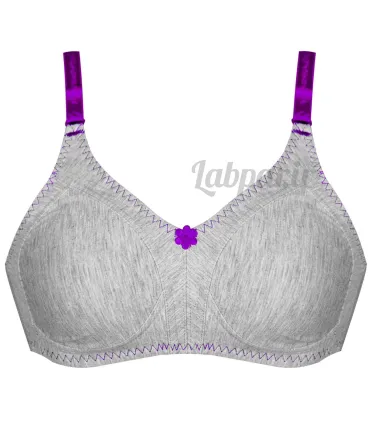 سوتین نخی (ملانژ) پانیذ Paniz کد 66363 بنفش