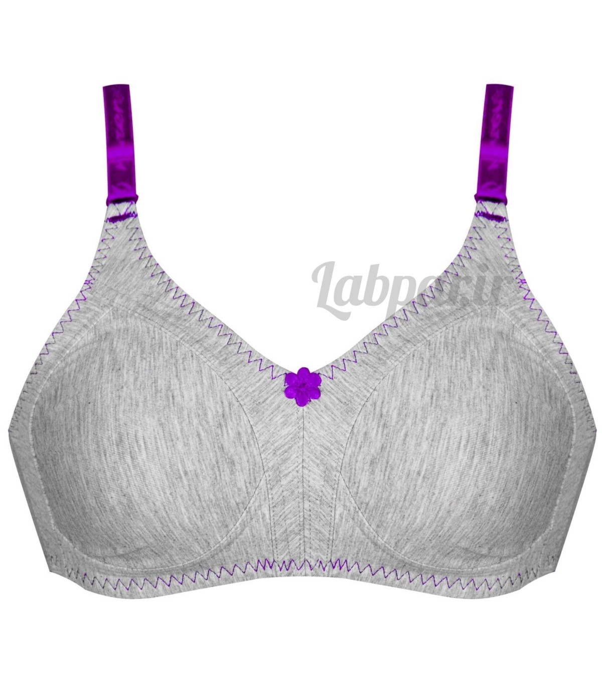 سوتین نخی (ملانژ) پانیذ Paniz کد 66363 بنفش