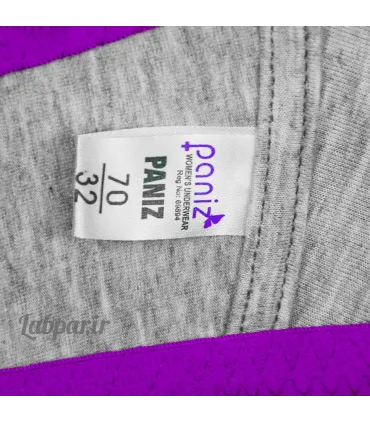 سوتین نخی (ملانژ) پانیذ Paniz کد 66363 بنفش