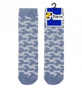 جوراب حوله ای آنتی باکتریال پاتریس طرح برجسته سه تیغ- Patris Socks