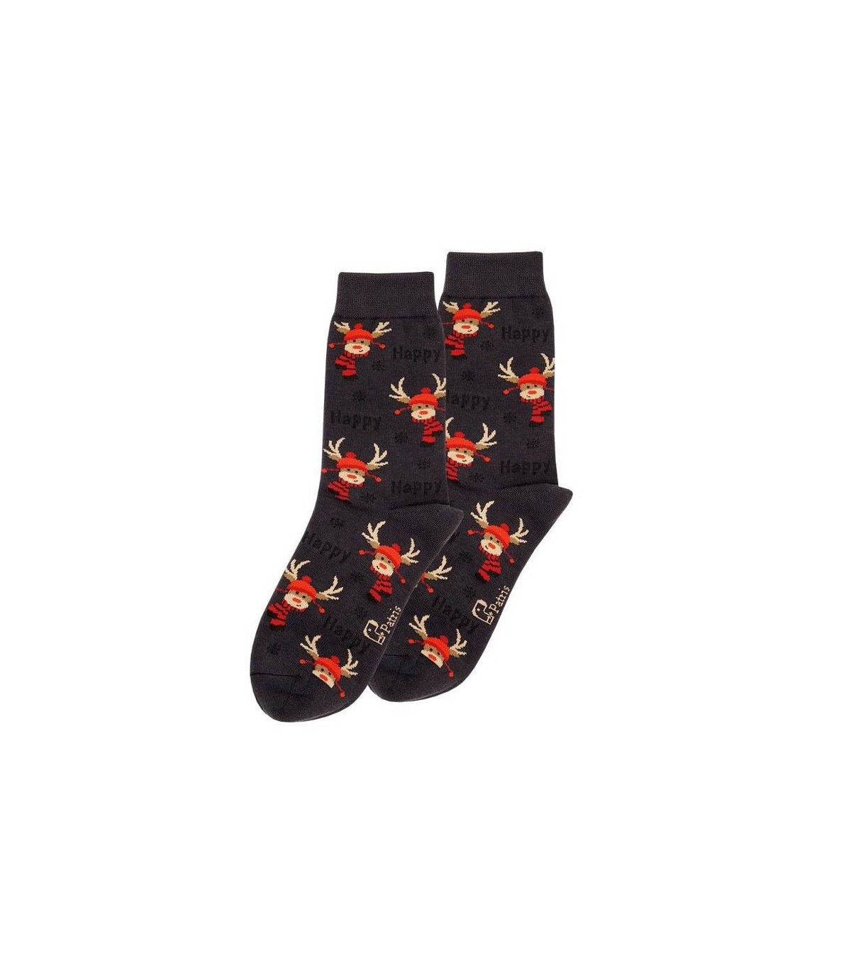 جوراب ساقدار نانو پاتریس Patris Socks طرح گوزن طوسی