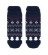 جوراب مچی نانو پاتریس طرح ژاکارد سرمه ای - Patris Socks