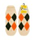 جوراب مچی نانو پاتریس طرح اسکاچ کرم - Patris Socks