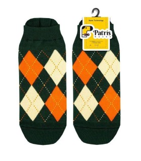 جوراب مچی نانو پاتریس طرح اسکاچ سبز - Patris Socks