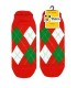 جوراب مچی نانو پاتریس طرح اسکاچ قرمز - Patris Socks