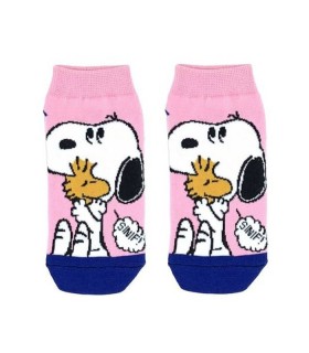 جوراب مچی نانو پاتریس Patris Socks - طرح اسنوپی صورتی