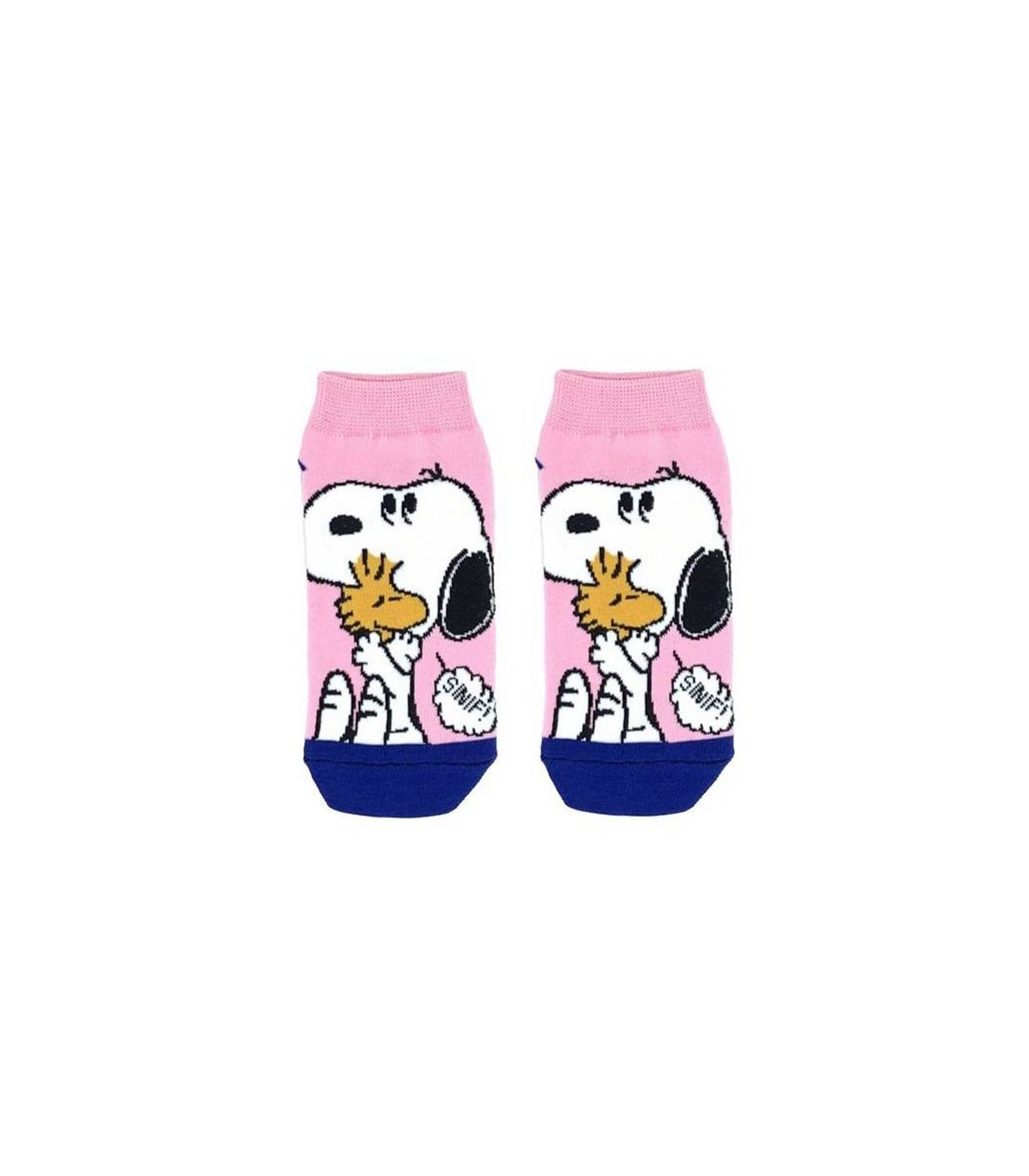جوراب مچی نانو پاتریس Patris Socks - طرح اسنوپی صورتی