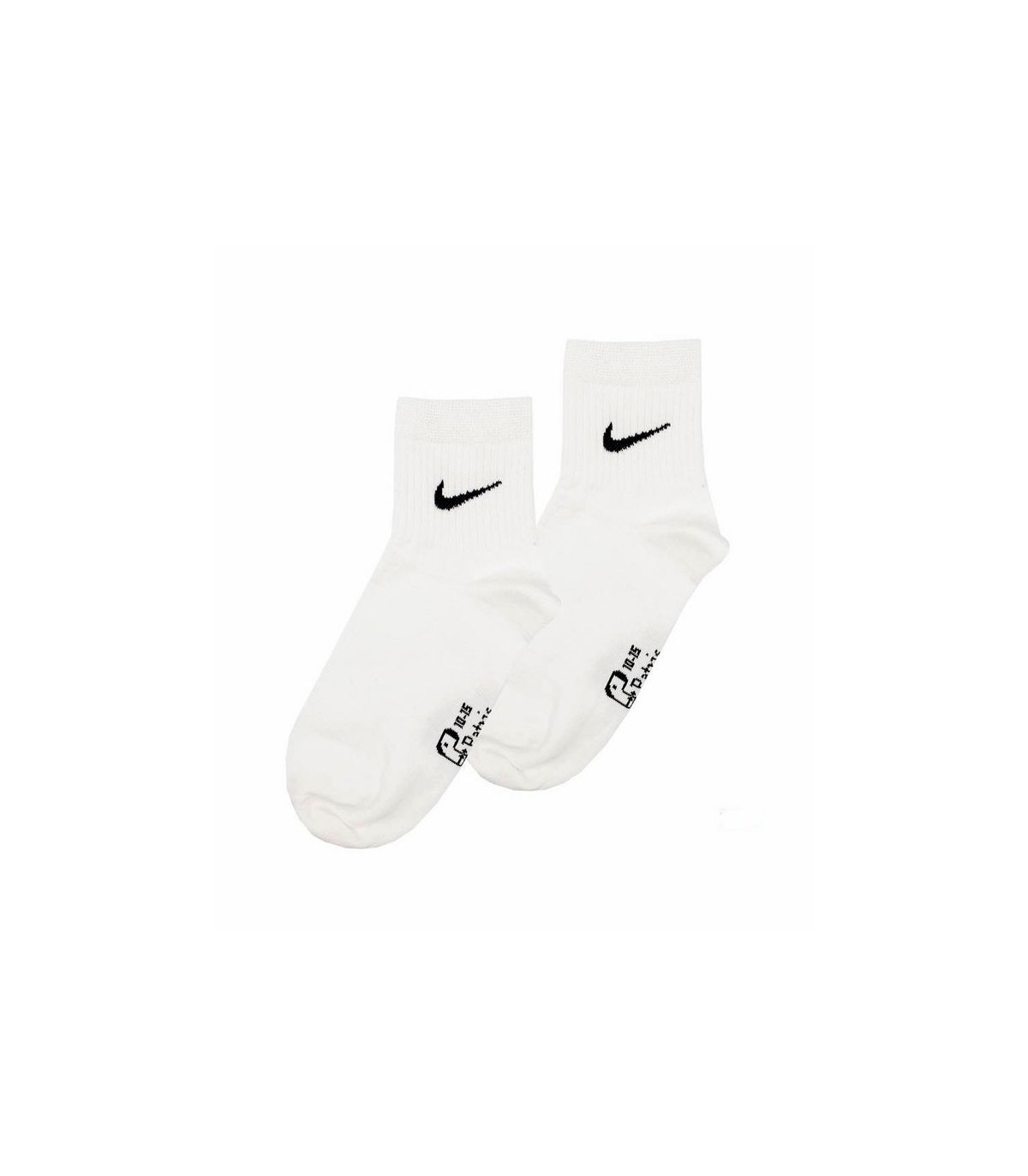 جوراب نیم ساق نانو پاتریس Patris Socks طرح نایک - سفید
