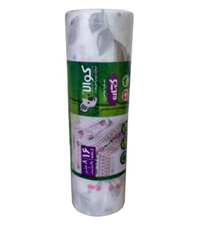 سفره یکبار مصرف کتان کوالا Koala طرح برگ نقره ای رول 8 متری