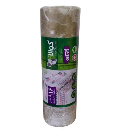 سفره یکبار مصرف کتان کوالا Koala طرح گل چینی رول 8 متری
