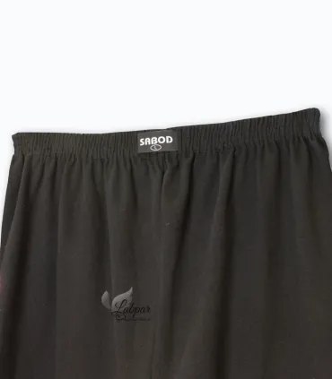 شلوار راحتی پنبه ای Sabod سابد کد 9960 - مشکی