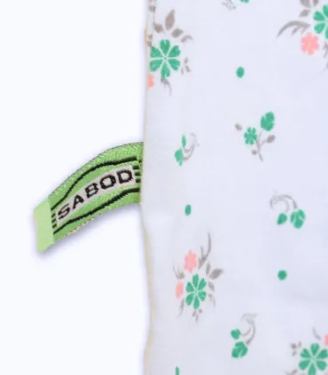 شلوارک زنانه نخ پنبه Sabod سابد کد 8420 - آبی