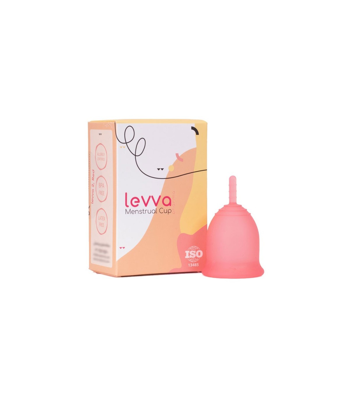 پک کاپ قاعدگی Levva Pharma لیوا فارما قرمز + استریلایزر صورتی