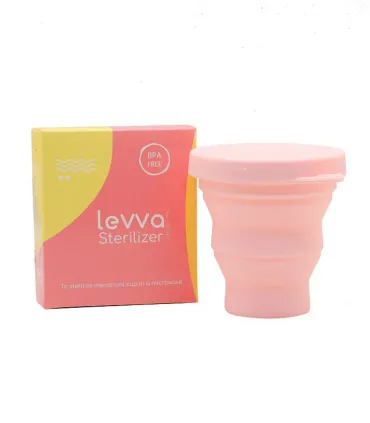 پک کاپ قاعدگی Levva Pharma لیوا فارما قرمز + استریلایزر صورتی