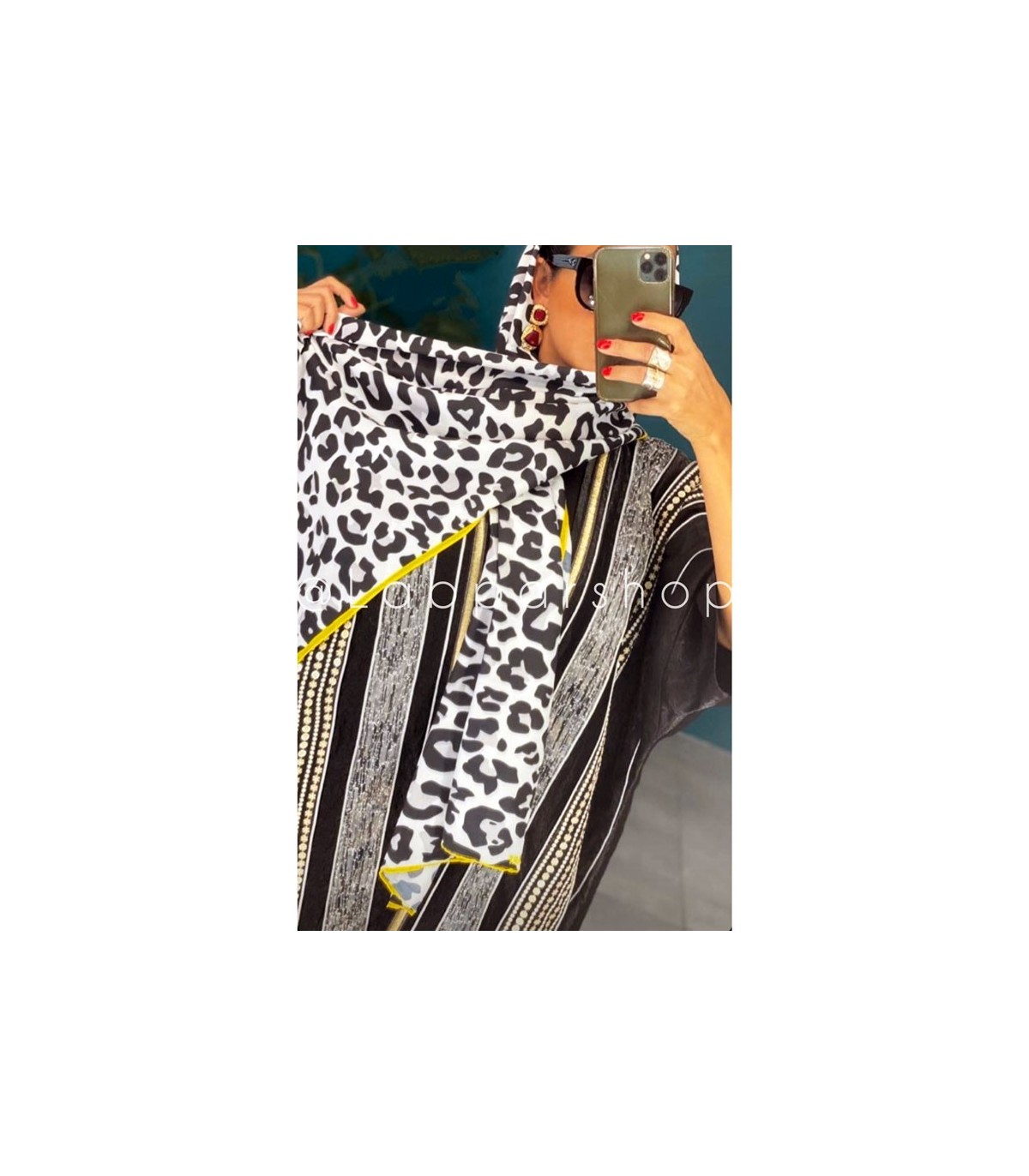 شال LP Scarf حریر ابریشم قواره 70*190