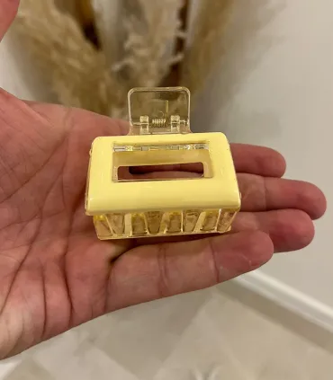 خرید کلیپس موی سر مستطیلی نشکن رنگ پاستیلی | ست ۶ عددی جذاب 💇‍♀️✨