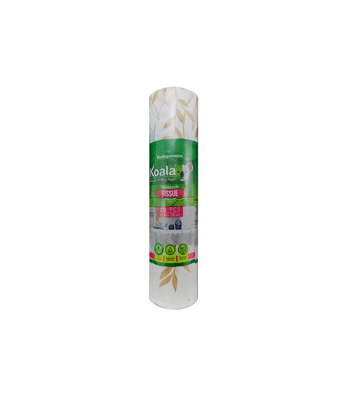 سفره یکبار مصرف کاغذی کوالا Koala طرح گل پاییز رول 10 متری