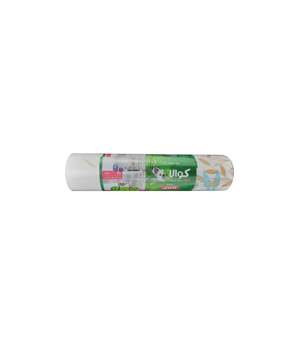 سفره یکبار مصرف کاغذی کوالا Koala طرح گل پاییز رول 10 متری