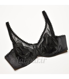سوتین پرسی سوزنی شیشه ای Adak آداک مشکی فنردار کد 646