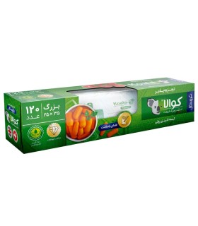 خرید با تخفیف کیسه فریزر کریستال کوالا با فضای یادداشت رول 120 عددی