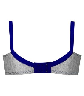 سوتین نخی (ملانژ) پانیذ Paniz کد 66363 آبی